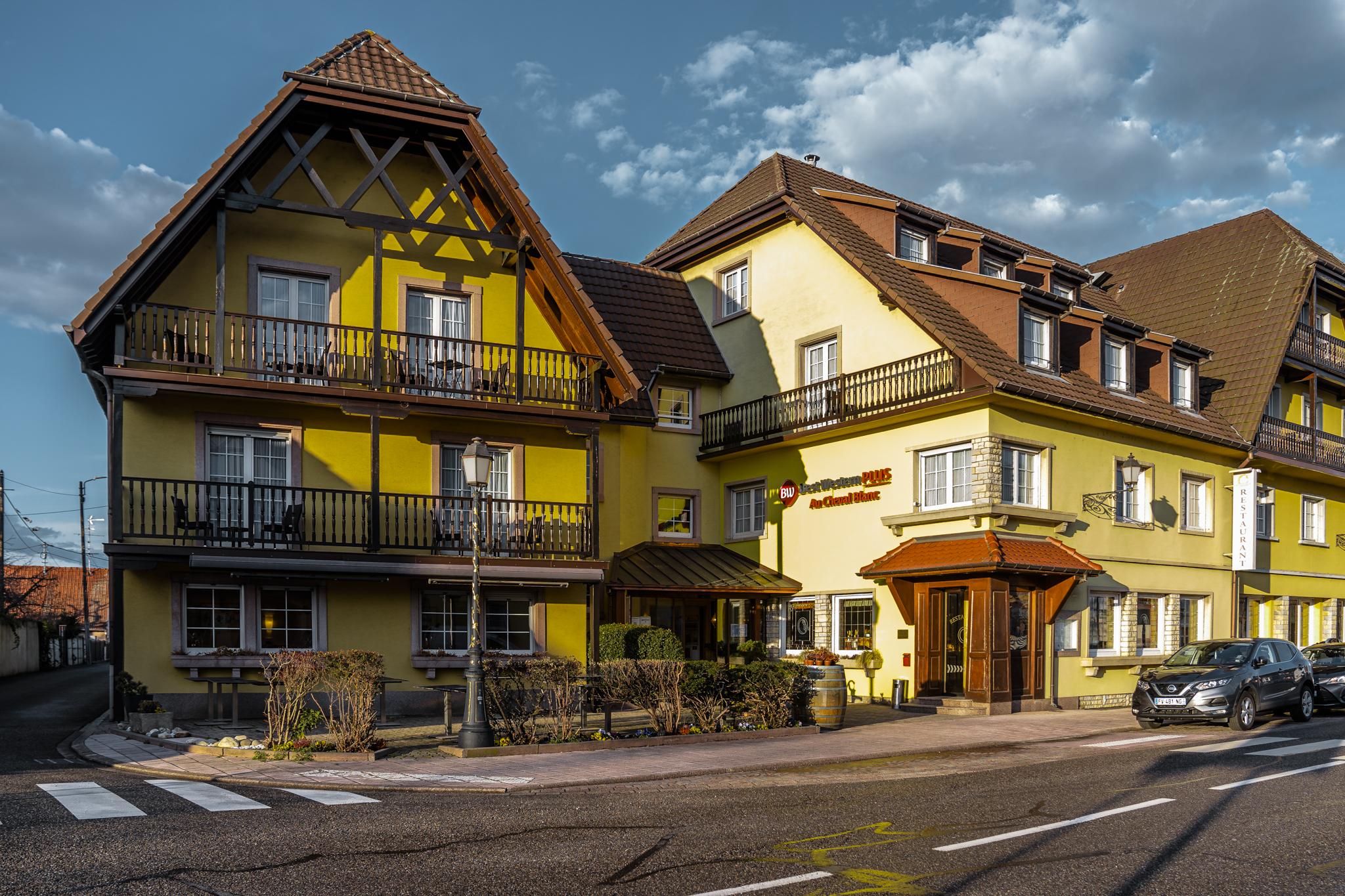 เบสต์ เวสเทิร์น โอ เชอวาล บล็อง มุลอูส นอร์ด Hotel Baldersheim ภายนอก รูปภาพ