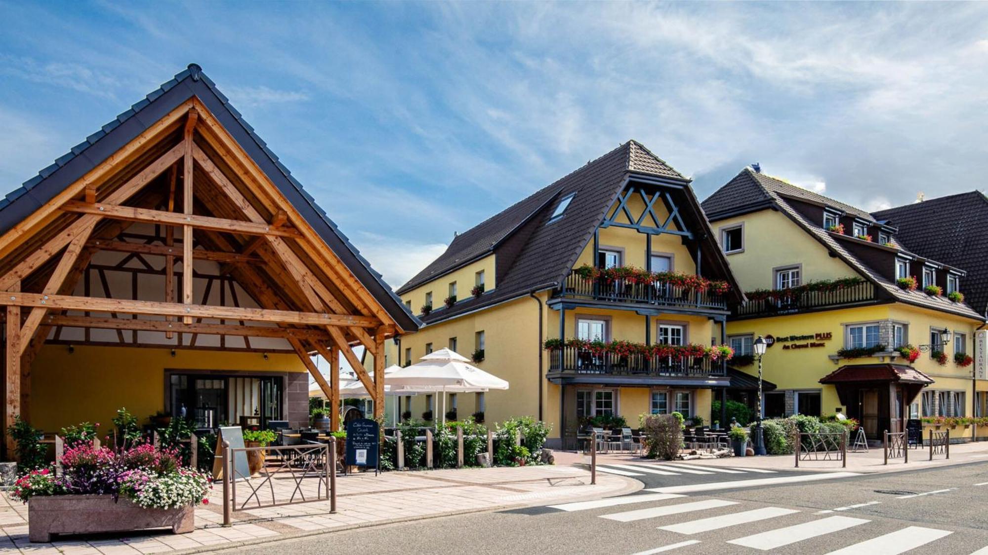 เบสต์ เวสเทิร์น โอ เชอวาล บล็อง มุลอูส นอร์ด Hotel Baldersheim ภายนอก รูปภาพ